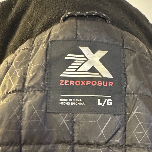 Men's Black Performance Jacket with Hood - Picture 7 of 8